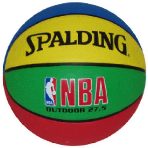 Spalding 63-750T Sports DIV Russell 27.5" Jr NBA Basketball, Brown/A