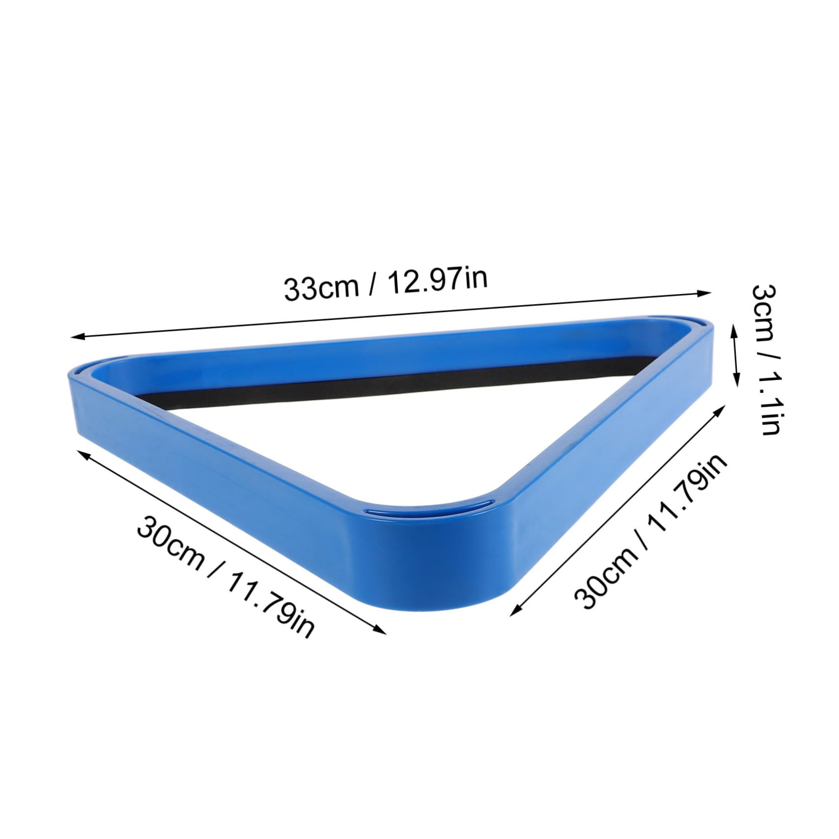 GALPADA Billiard Ball Rack Durable Plastic Triangle Holder for Snooker and Pool Tables Easy Assembly Compatible with Various Accessory for Game Rooms and Enthusiasts