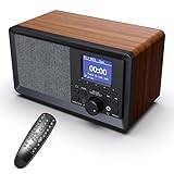 Dab+/FM-Radio mit Bluetooth 5.0 und WiFi – Farbdisplay 2,4 Zoll...