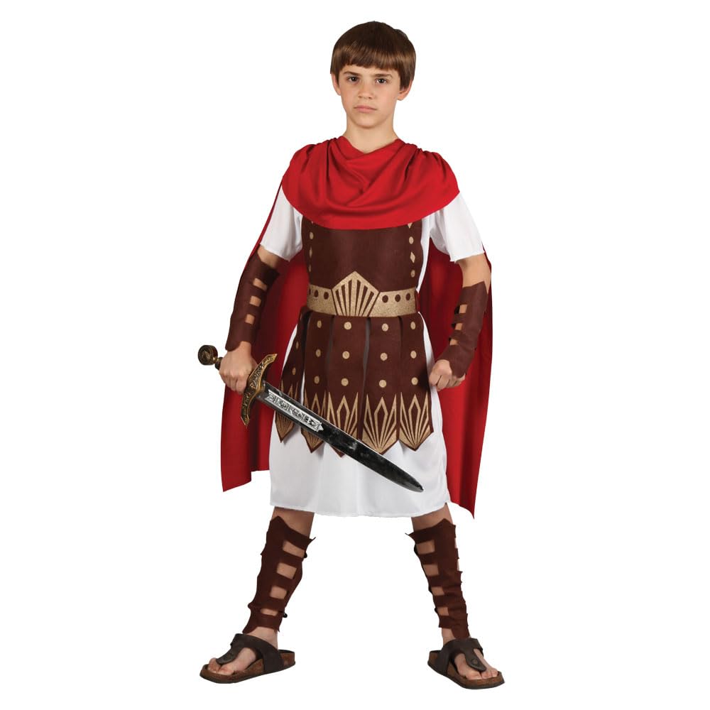 Wicked Costumes Boys Roman Centurion Fancy Dress Costume Gladiator Warrior Outfit Kids World Book Day School Play Ancient Rome