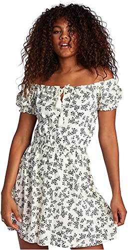 Roxy-Womens-After-The-Beach-Off-The-Shoulder-Dress Roxy Womens After The Beach Off-The-Shoulder Dress - Image 1