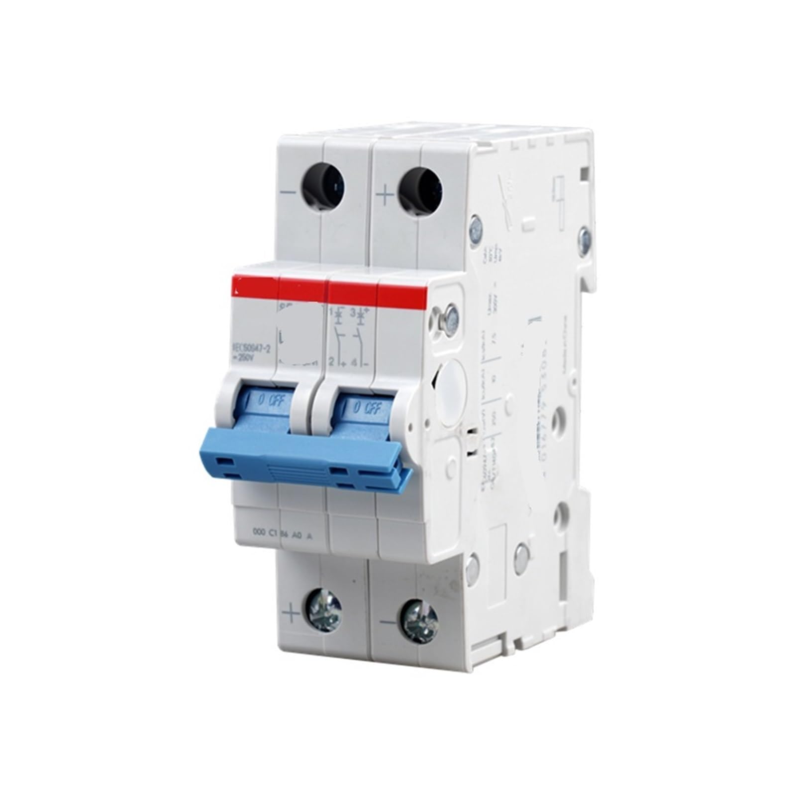 Disjoncteur miniature SF202M-C16DC bipolaire courbe C 16A courant continu