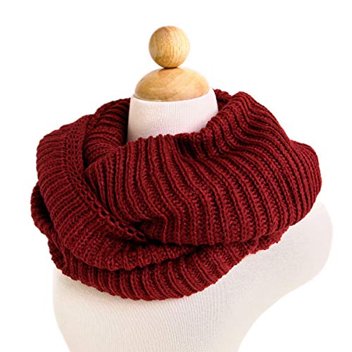 TrendsBlue Premium Winter Knit Warm Infinity Scarf3