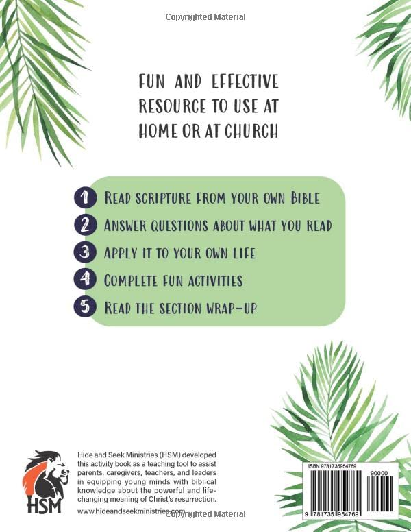 Easter Activity Book and Bible Study (Ages 8-12) - Image 2