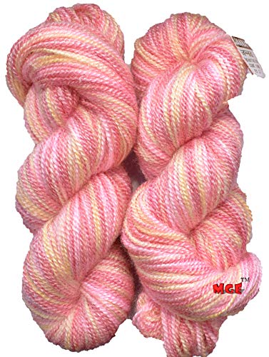 Image of M.G Enterprise M.G Knitting Yarn Jannat Wool, Pink 300 gm Best Used with Knitting Needles, Crochet Needles Wool Yarn for Knitting. by M.G
