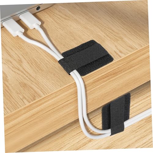 Homoyoyo Cable Management Ties 40 Pcs Wire Straps Adhesive Wire Organizer for Under Desk Cord Management Straps miniatura 4