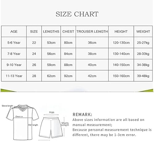 YEESON Camiseta de fútbol para niños, camiseta de fútbol para niños, Negro -, 9-10 años