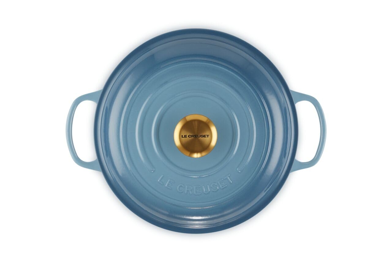 Le Creuset Tegame basso Evolution in ghisa vetrificata, Rotondo, Ø 26 cm, Chambray, 21180264344441