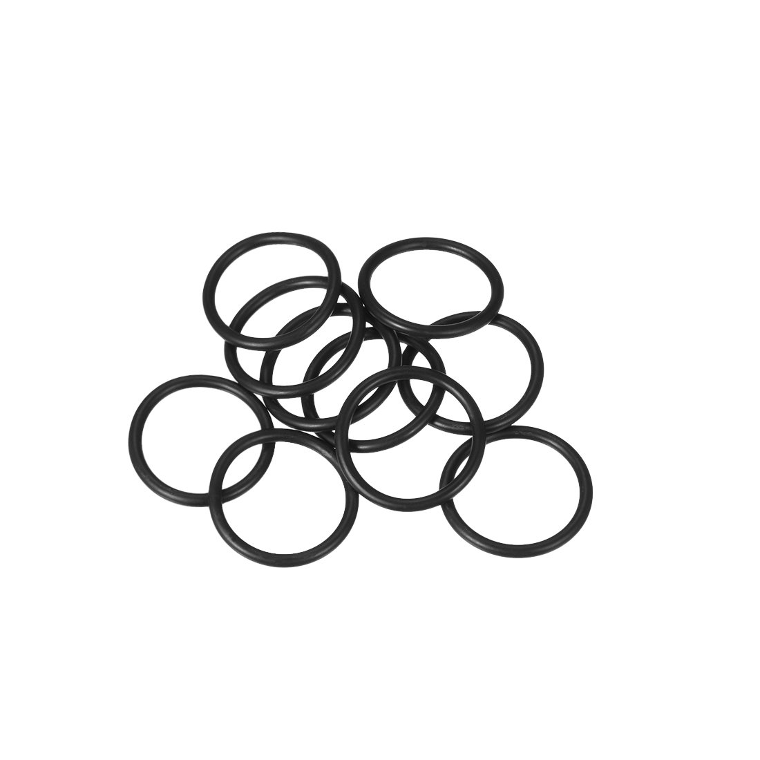 sourcing map 10pcs o-ringi kauczuk nitrylowy 22 mm x 27 mm x 2,5 mm pierścienie uszczelniające uszczelnienie DE de
