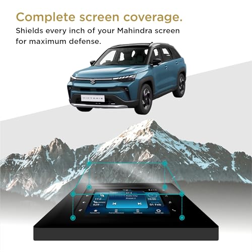 Image of Spartan Shield [2 PACK Screen Guard For MARUTI SUZUKI VICTORIS 2025+ | Lxi, Vxi, Zxi & Zxi(O) | 7 Inch Touchscreen Infotianment Protector | Anti Scratch | Car Display Accessories [NOT TEMPERED GLASS]