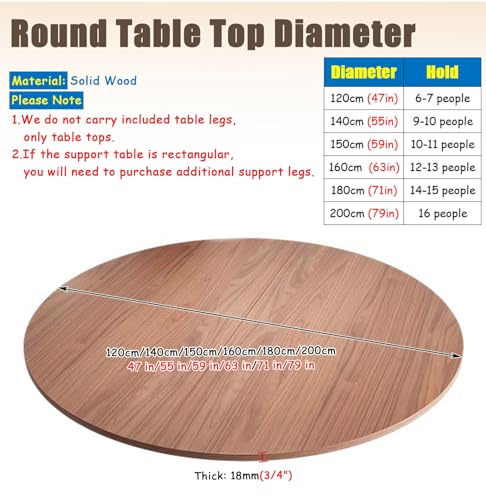 Table ronde pliante et rallonge de table de banquet pliable - 6