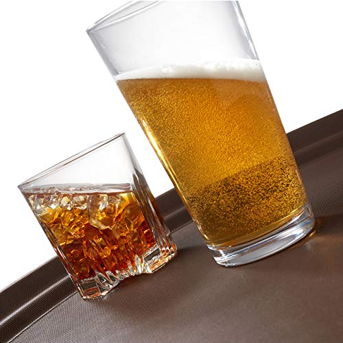 Jubilee 29" Oval Restaurant Serving Tray, Brown - Nsf Certified Non-Slip Food Service Tray #TOP2