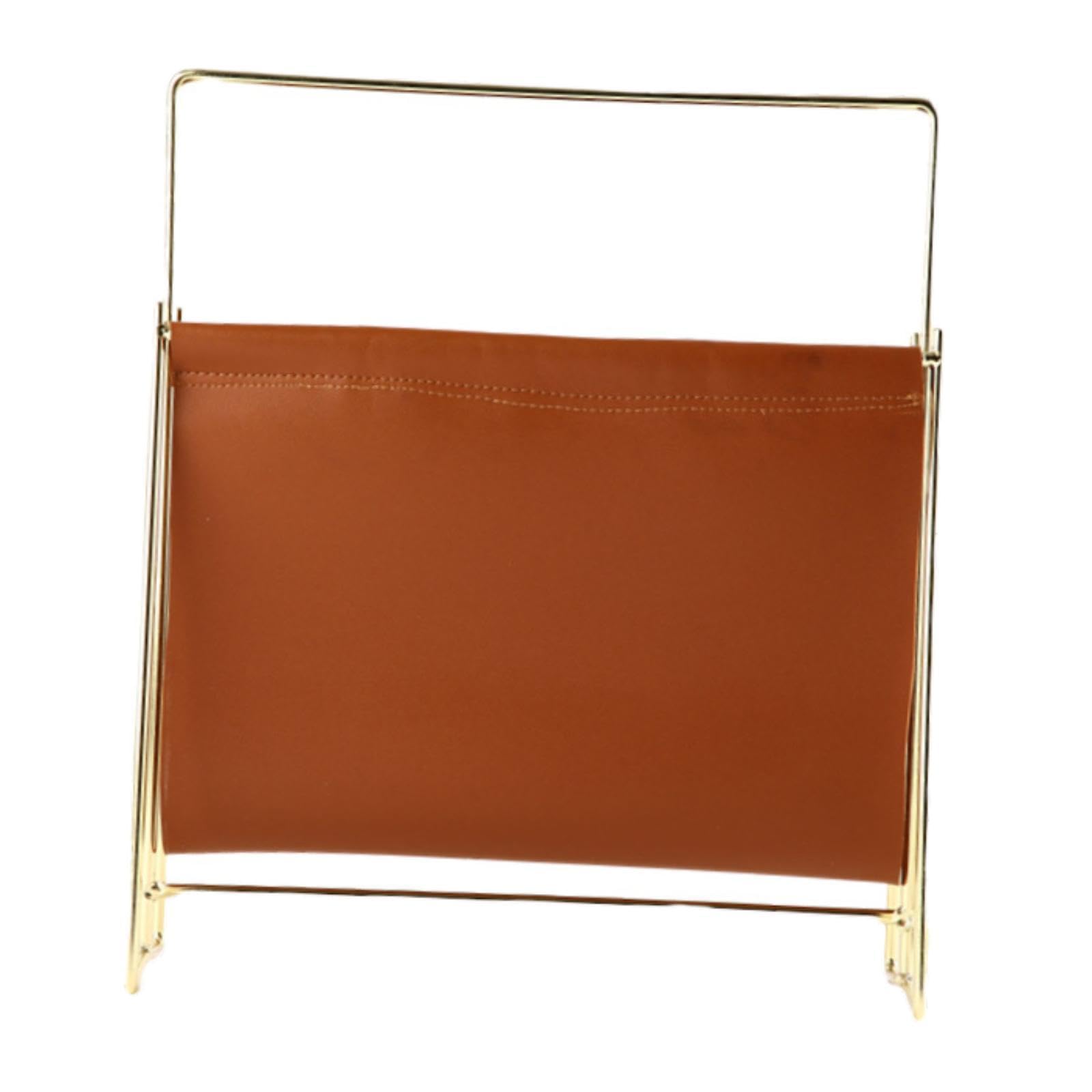 ATORSE Magazine Rack Album Magazine Storage Basket for Dining Room Nursery Ornament-image-0