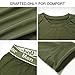 Mens Thermal Underwear Sets Long Johns Tops & Bottom Set Fleece Winter Warm Base Layers Quick Drying Thermo Base Layer Army Green