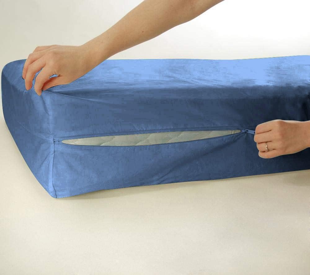 1 Piece Zipper Fitted Sheet Only Full Size 5" Pocket Sold