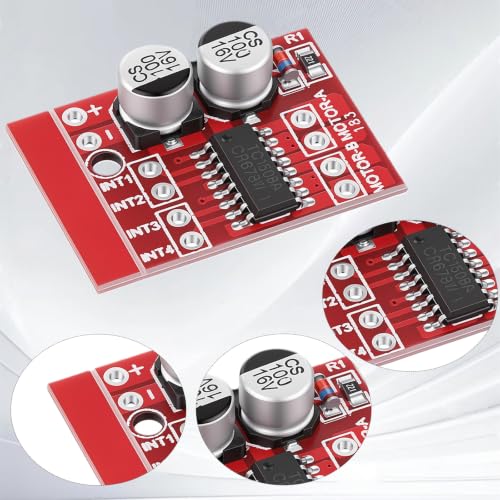 4 Pcs L298N Dual H-Bridge DC Motor Driver Controller Board Motor Driver Board for Intelligent Car, Electric Projects, Robot - Image 4