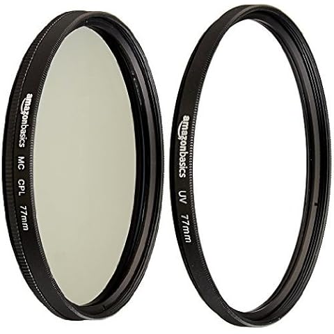 AmazonBasics UV Protection and Polarizer Lens Set Cover