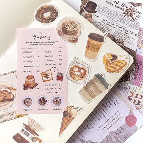 Aldieco 260pcs Vintage Scrapbooking Stickers Paper Pack - Image 3