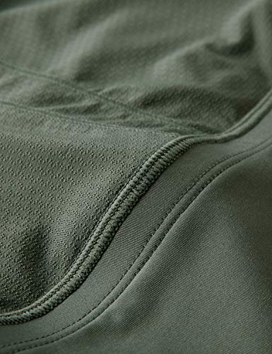 Crz Yoga Women's Strappy Longline Sports Bras - Wirefree Padded Medium Impact Workout Crop Tank Top Grey Sage Small #TOP6