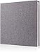 Minlna Photo Album Scrapbook con película Protectora Guarde imágenes permanentemente, Libro de Recuerdos, Tiene 40 páginas, 11"× 11" para 120 Fotos, la Mejor opción de Regalo (Gris)