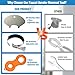 3-in-1 304 Stainless Steel Aerator Key & Faucet Aerator Removal Tool Set – Fits M20, M22, M24, M28, Cache Aerators (M21.5, M24, Junior, Regular) & Adjustable for Female Threads (16–34mm)