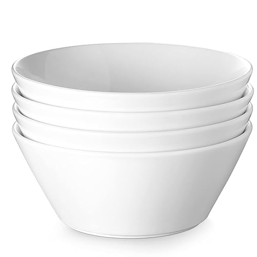 DOWAN 58.5 OZ Large Ceramic Salad Bowls Set of 4