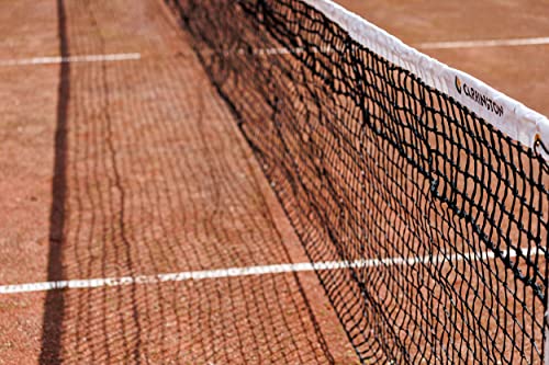 Carrington® Expert 3,5mm-Tennisnetz - Doppelmaschig - Spezielles Matschbodennetz mit oberem schmutzfreiem Band!