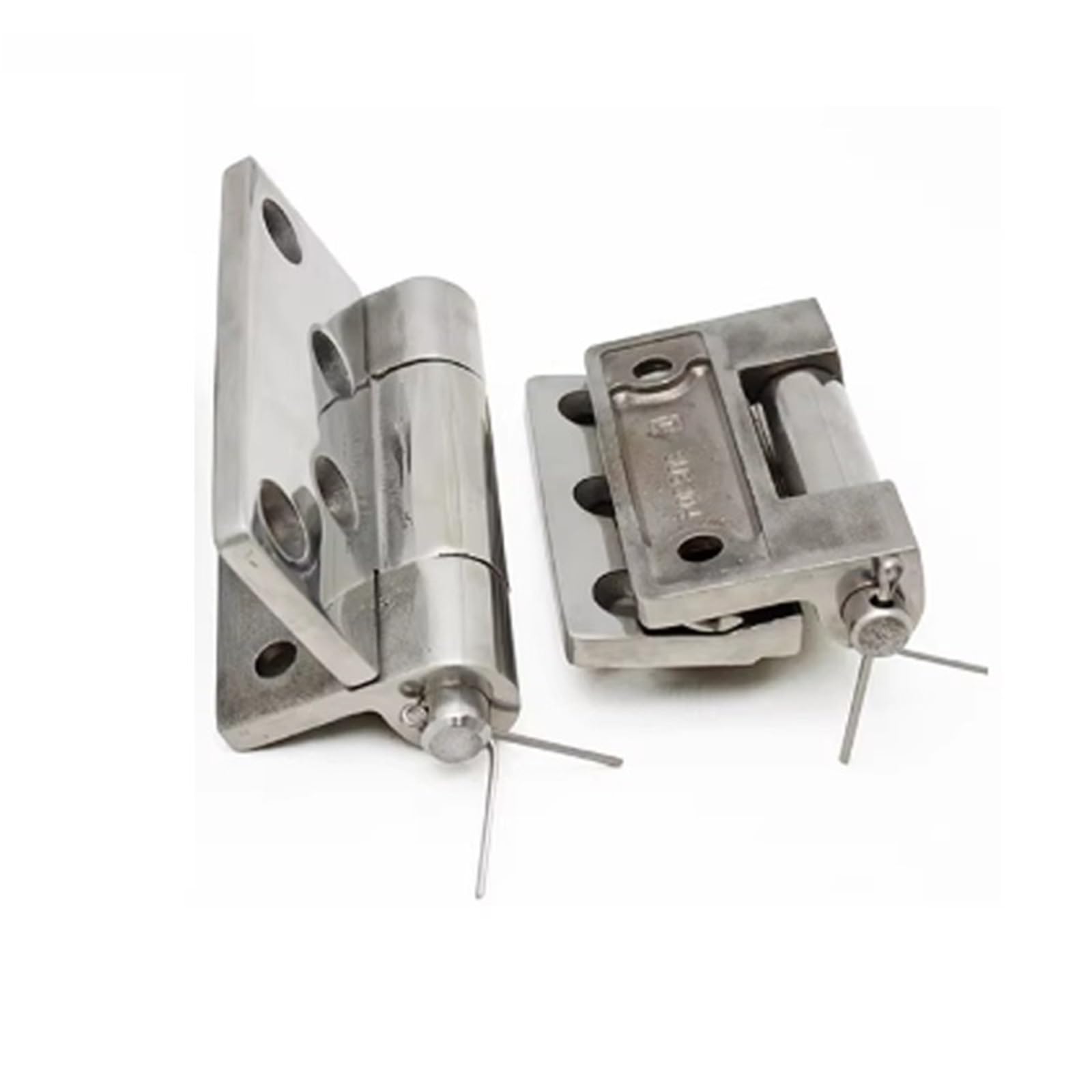 Douknail 120X110mm 304 Stainless Steel Hinge Load-Bearing Industrial Door Electrical Control Cabinet Body 1Pcs(120X110mm)