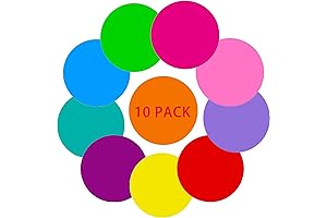 10 Pack Dry Erase Circles for Classroom Tables