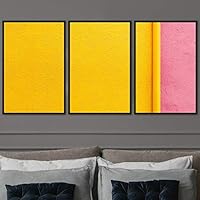 3 Piece Framed Canvas Wall Art Abstract Colorful Cool Geometric Canvas Prints Home Artwork Decoration for Living Room,Bedroom - 16