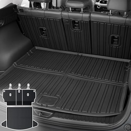 Image of Cargo Mat Backrest Mats for 2017-2025 Mazda CX-5, All Weather TPE Backrest Mat Trunk Mat Cargo Liner Storage Mats Accessories for CX5 (Backrest Mats + Cargo Mat)