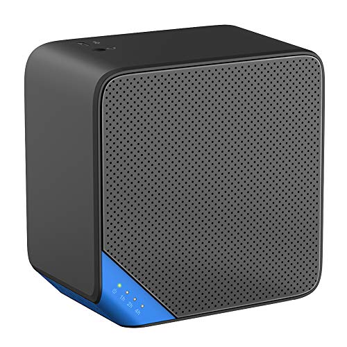 White Noise Sound Machine for Sleeping, AVANTEK 20 Non-Looping High Fidelity Soothing Sounds with Earphone Jack for Baby, Adult, with Fan & Nature Sounds, Memory Function, 7 Timer Settings, Black