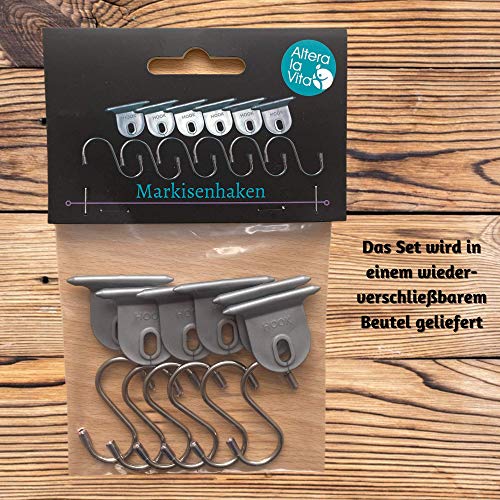 Altera la Vita Gancio per tendalino Set 12 Pezzi