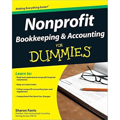 Nonprofit Bookkeeping and Accounting For Dummies Cover