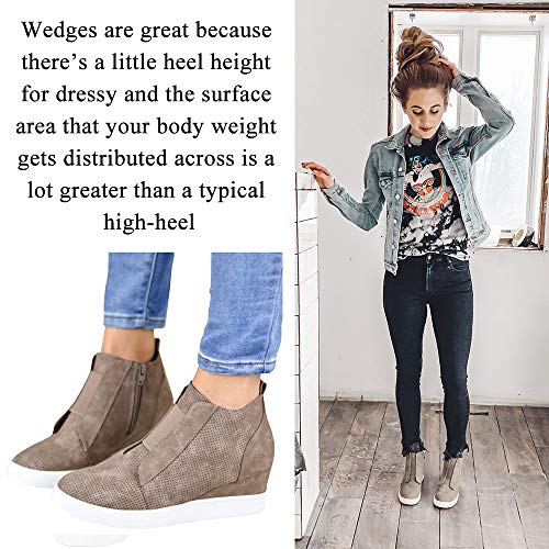 wedge sneakers with jeans