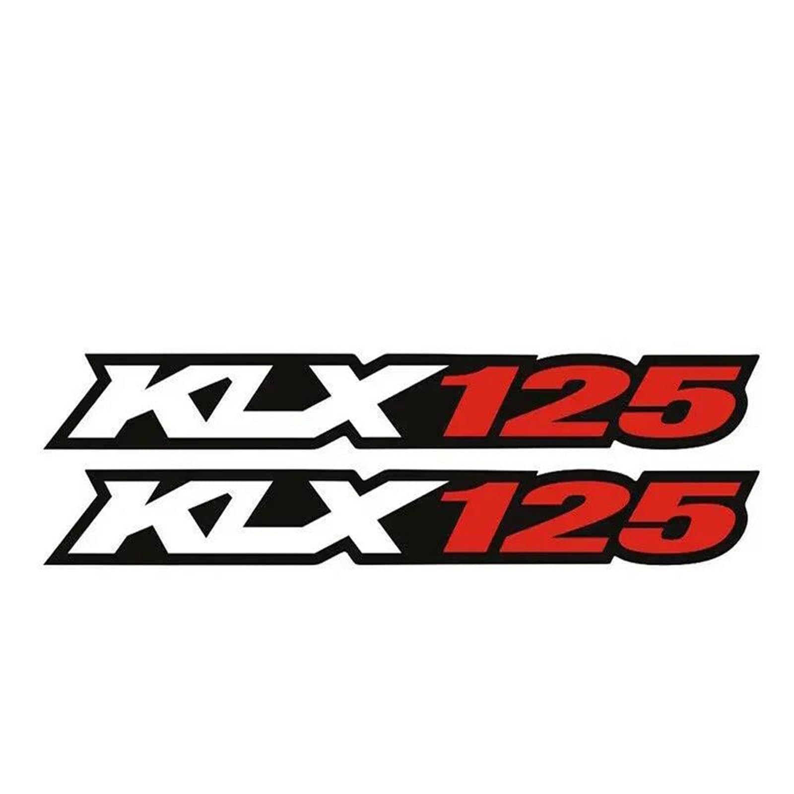 MPODYTSF Motorcycle Decal Sticker Motorcycl Reflection Stickers Stripes For KAWASAKI KLX125 KLX 125L 2003 2004 2005 2006 Motorcycl SwingArm Decorate Decals Accessories(Black- Silver)