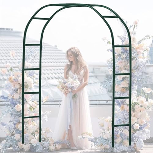 Arche de roses de mariage et grande arche en métal pour cour fleurie