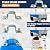 Electric Hoist 2 in 1,Electric Hoist 1320lbs, Bigorenda 110v Electric Hoist Winch with 328ft Wireless Control & Wired Remote Control, 65.6ft Lifting Garage Lift Hoist,for Factories, Warehouses, Attic