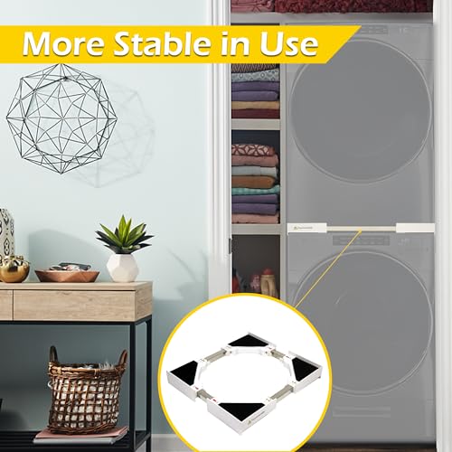 Image of MaxWorks Stacking Kit for Washer and Dryer, Universal Stacking Kit for Washing Machine and Dryer