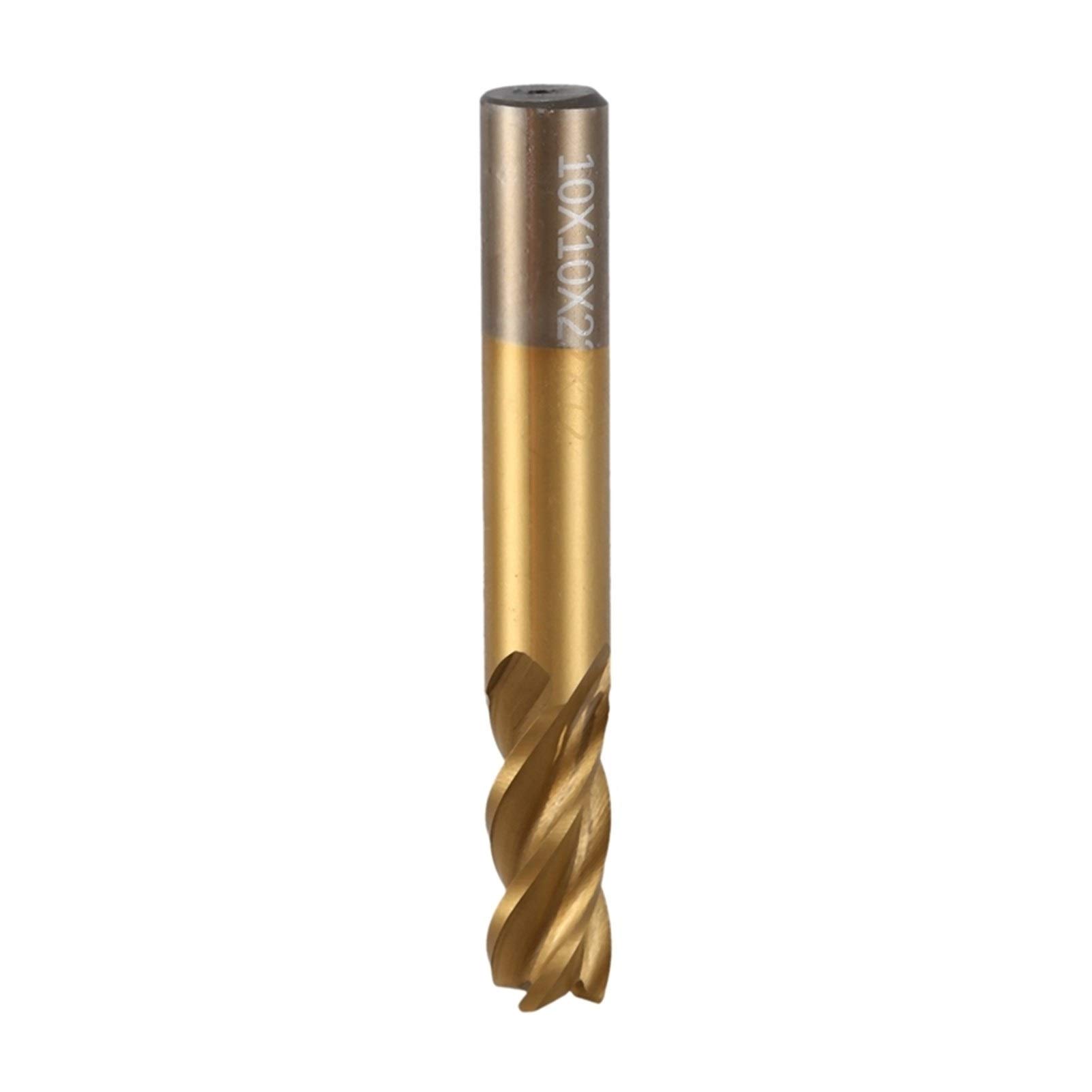 Visualizza Fresa CNC Fresa Bit HSS 4 Pale Stelo Dritto Fine Fresa 1.5-10mm Fresa Set