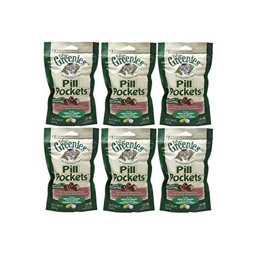 Salmon Greenies Pill Pockets for Cats