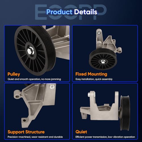 Image of ECCPP A /C Compressor Bypass Pulley Fits for Jeep Commander 3.7L 2006-2007