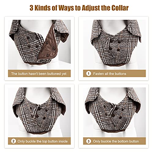 Buddypuppy Hundemantel Winter,Warm Hundejacke Winter für mittlere und große Hunde,Winddicht Hunde Winterjacke mit Verstellbarem Rückengurt & Gurtloch,2XL