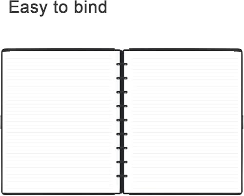 Miniatura 4 de 9 repuestos forrados de disco para Happy Planner, insertos de hojas sueltas, 100 hojas200 páginas, blanco, tamaño clásico, 7 x 9.25 pulgadas