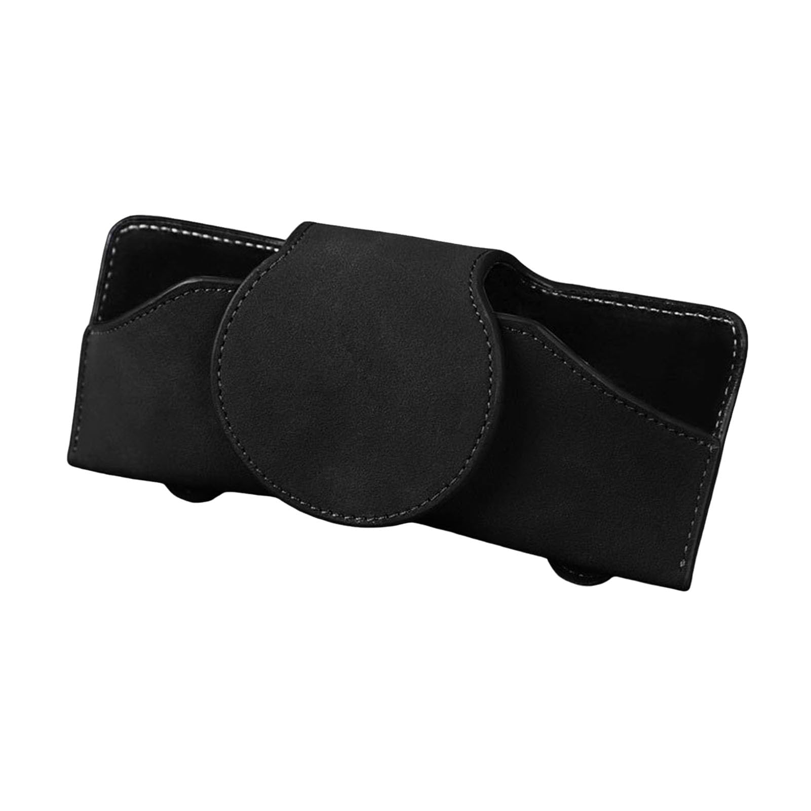 matumou Magnetic Sunglasses Holder for Car Visor, Suede Car Glasses Holder, Eyeglasses Holder, Glasses Storage Case Visor Accessories