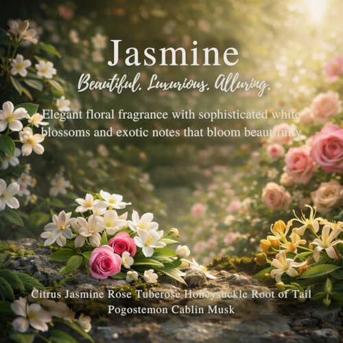 Image of Car Air Freshener Refill for Smart Car Diffuser, 3 x 10ml Fragrance Oil Refills, Vent Clip Compatible, Long Lasting Car Diffuser Refill (Jasmine)