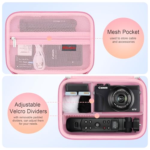 Funda para cámara digital Elonbo color rosa miniatura 3