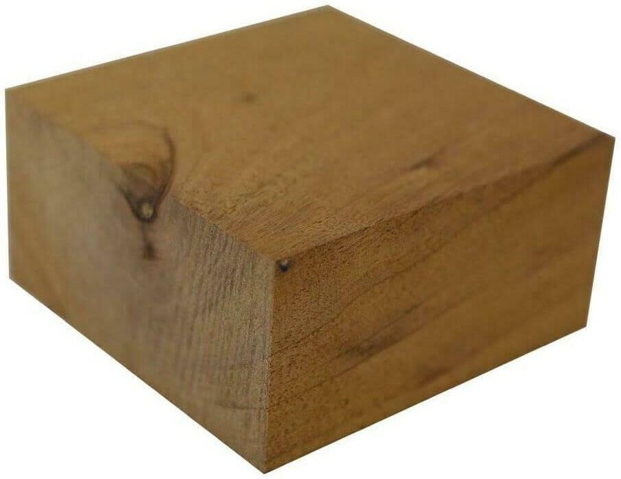 Exotic Wood Zone African Mahogany Wood Bowl Blanks Size 8" x 8" x 2" Woodworking Hardwood Square Blocks
