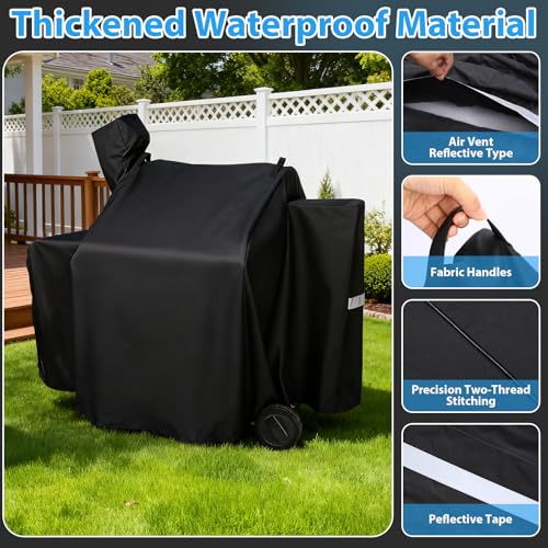Image of Utheer Grill Cover for Green Mountain Daniel Boone Cover, 600D Waterproof