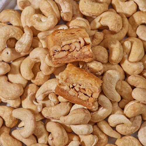Snacklava Cashew Baklava - 6 Pack (18 Pieces) - No Artificial Ingredients, Colors or Preservatives - Premium Handmade Pastries